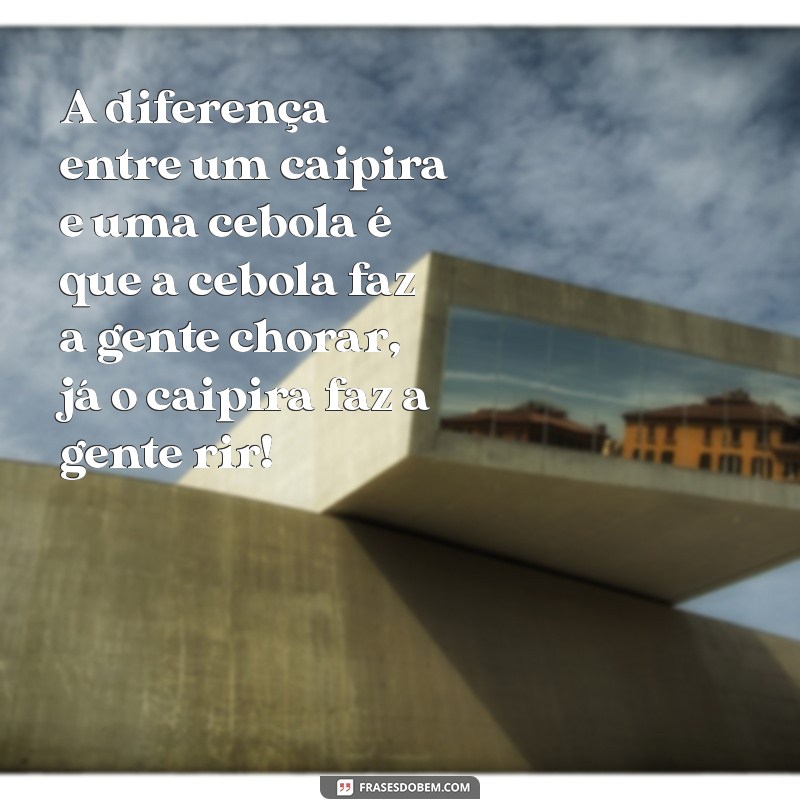 As Melhores Frases de Caipira Engraçadas para Alegrar Seu Dia 