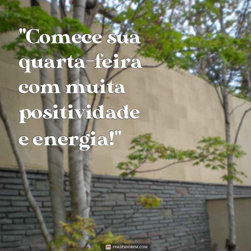 frases bom dia quarta feira instagram 