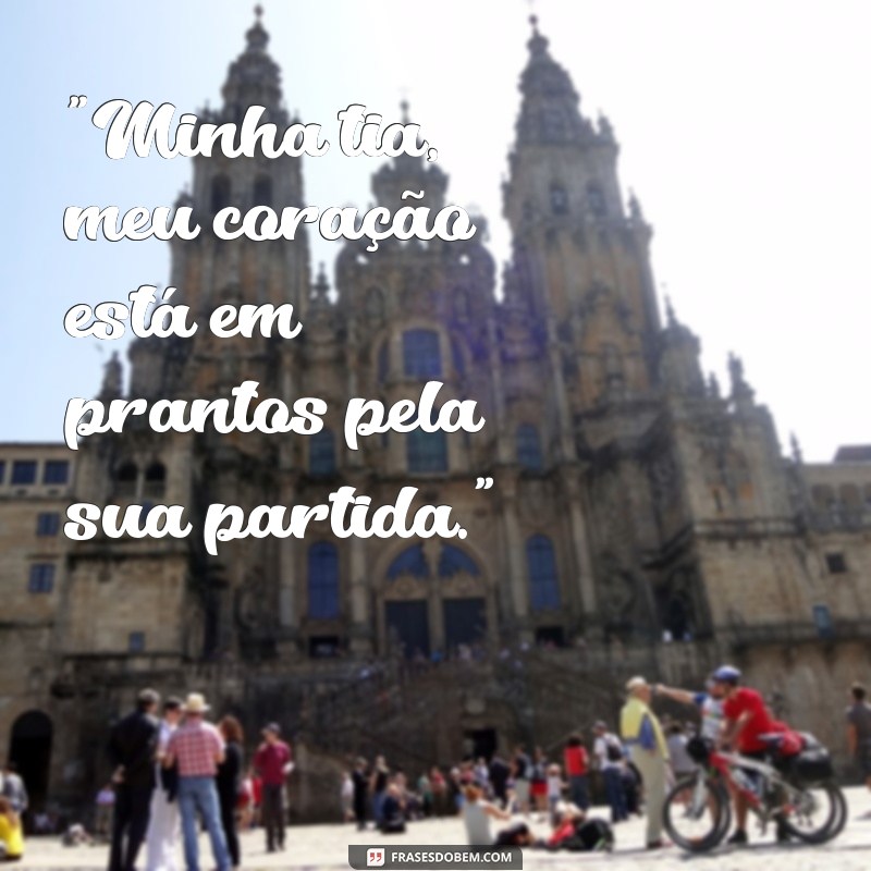 frases fotos de luto tia 