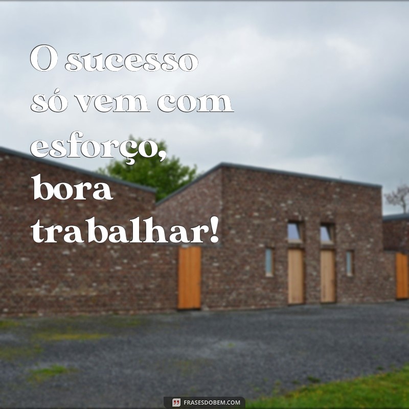 Descubra as melhores frases do meme Bora Trabalhar para se motivar e se divertir! 