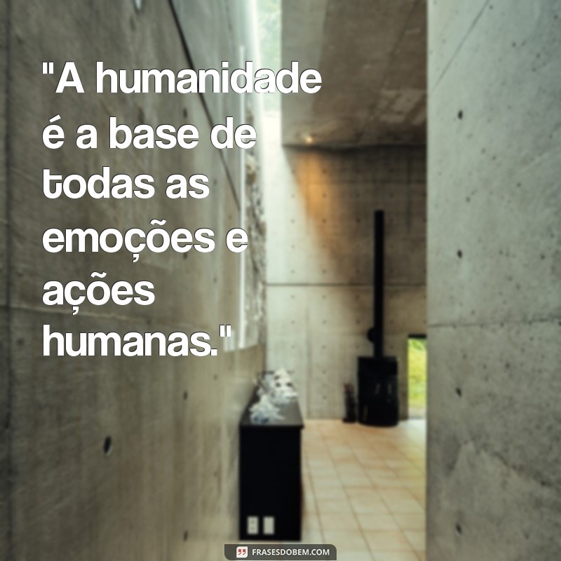 frases de humanidade 