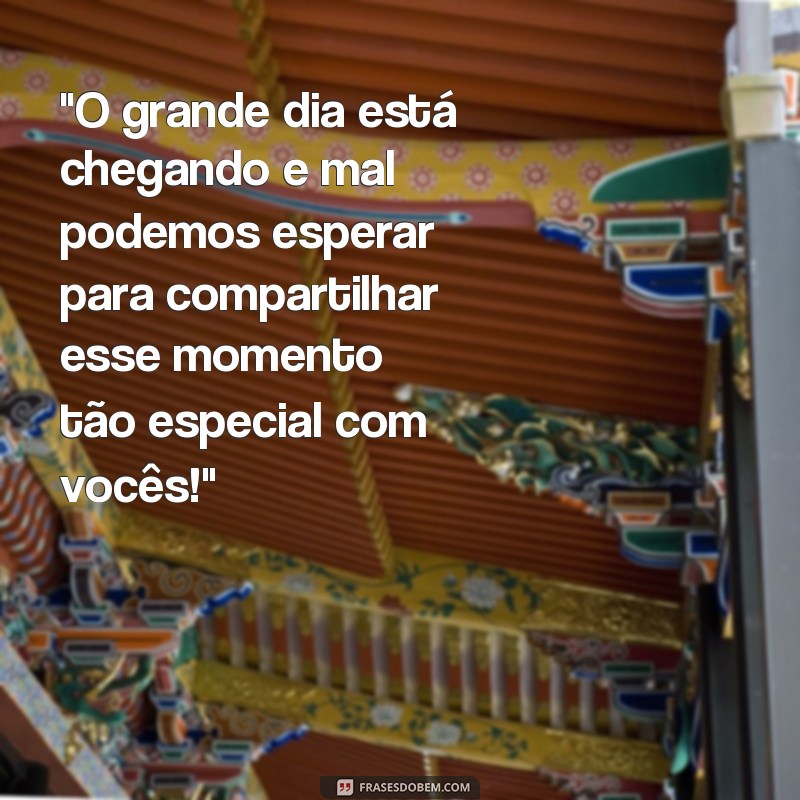 frases para site de casamento 