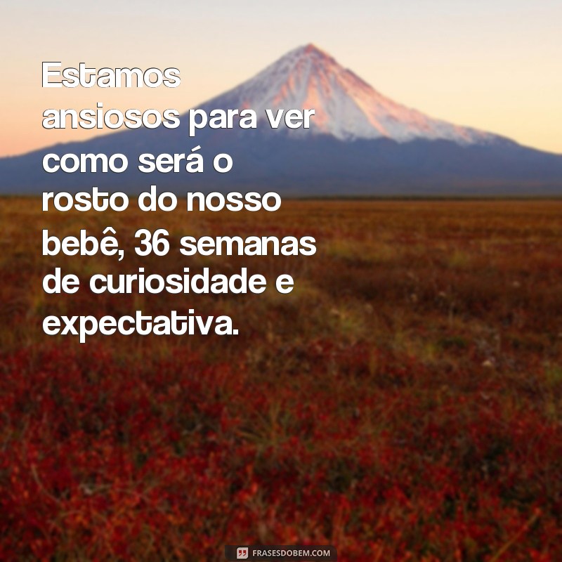 Descubra 36 frases inspiradoras para celebrar a reta final da gestação de 36 semanas 