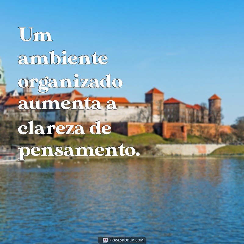 20 Frases Inspiradoras sobre Organização para Transformar sua Vida 