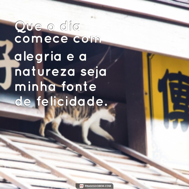 Descubra as Melhores Frases para Começar o Dia em Sintonia com a Natureza 