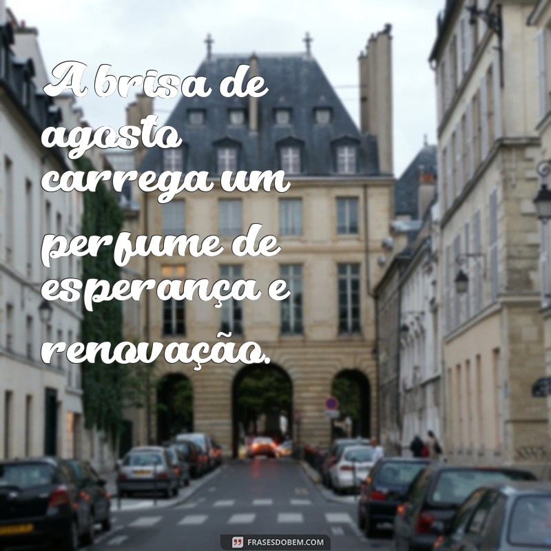 Frases Inspiradoras de Agosto: Renove Sua Energia e Motivação 