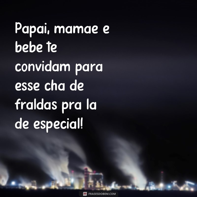 Divirta-se com as melhores frases engraçadas para convites de chá de fraldas 