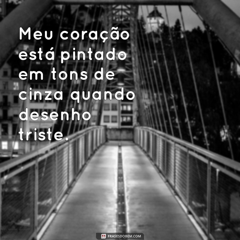 Descubra as 20 melhores frases para expressar a solidão através de desenhos tristes 