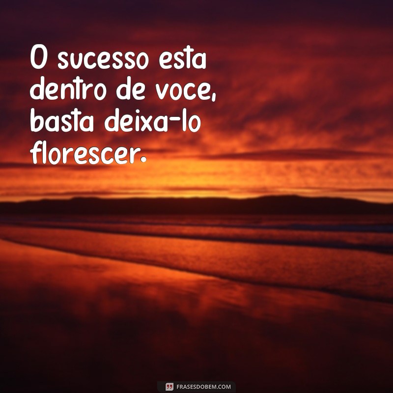 Descubra as 10 melhores frases de sucesso curtas para inspirar sua jornada 