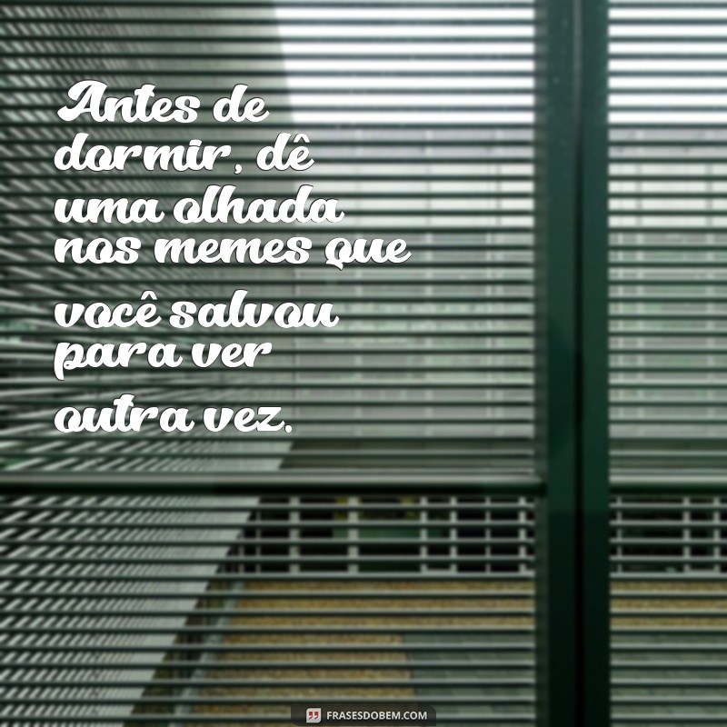 Descubra as melhores frases de boa noite em memes para alegrar seu dia! 