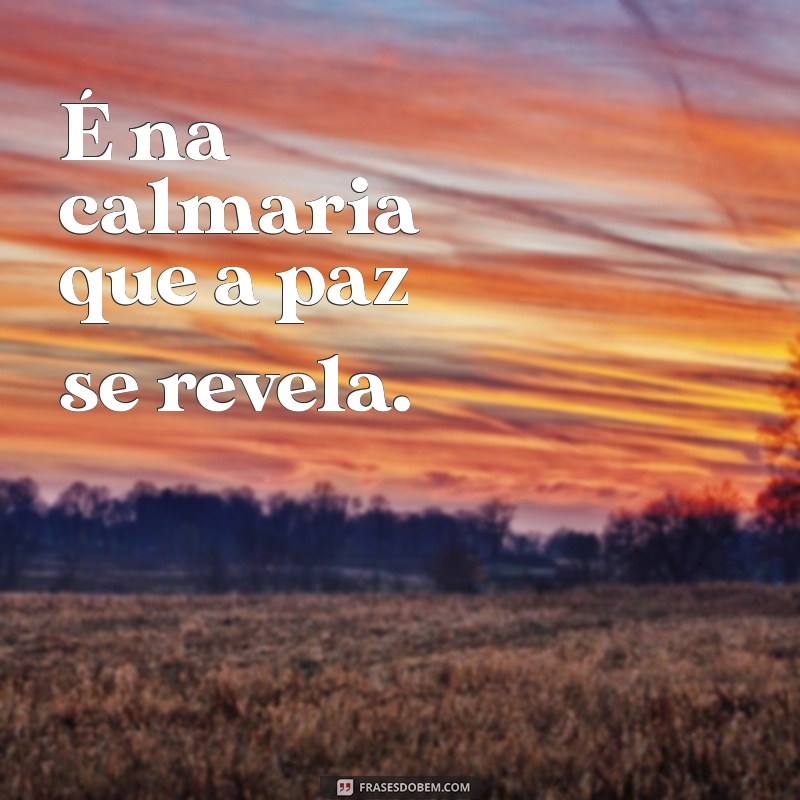 Frases Inspiradoras sobre Paz: Encontre Serenidade e Harmonia 