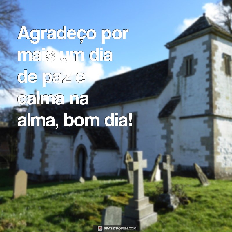 Descubra as melhores frases para trazer paz e calma à sua alma em um bom dia 