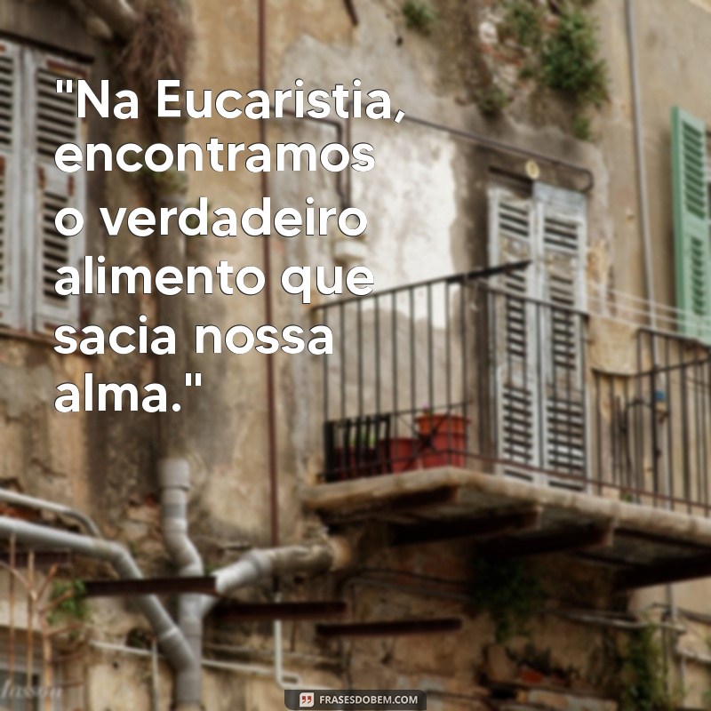 frases de eucaristia 