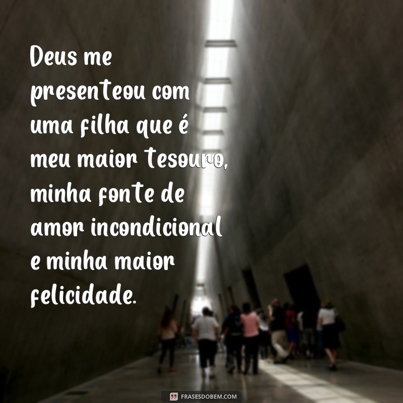 Deus abençoou nossa família com o nascimento da minha filha: Frases de gratidão e amor 