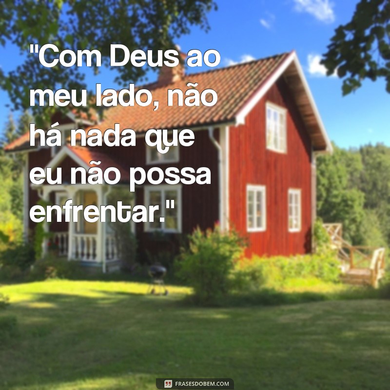 frases de confiança em Deus para status 