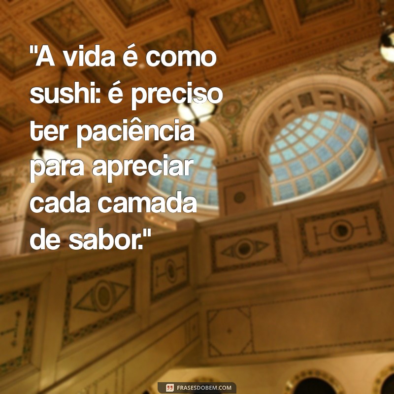 frases de sushi 