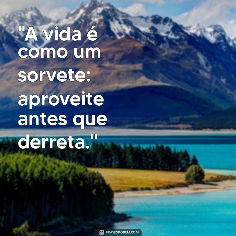 frases de sorvete 