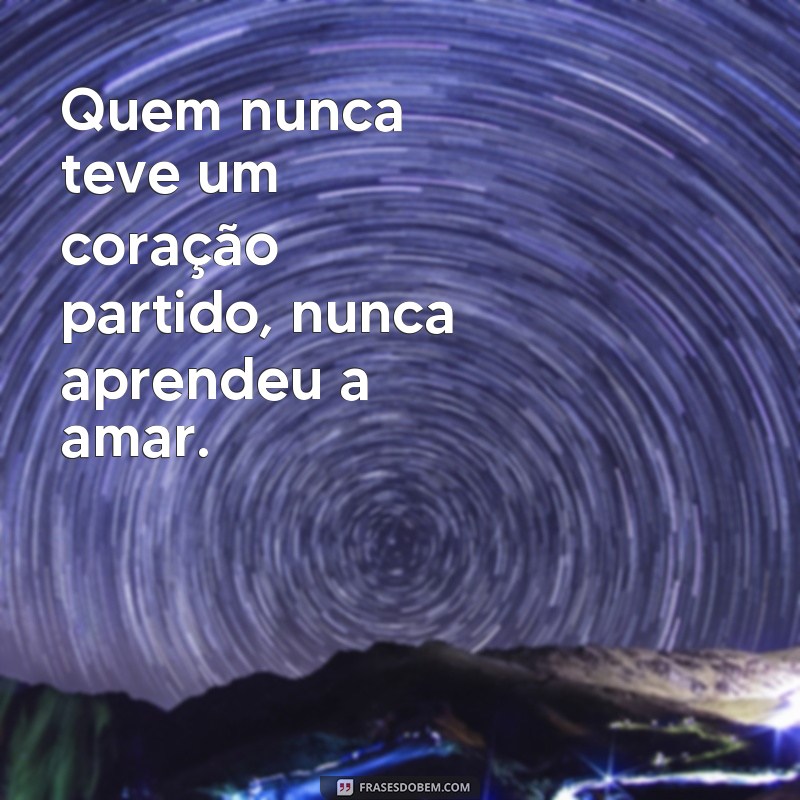 Descubra as melhores frases para expressar um coração partido em fotos 