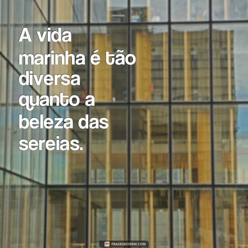 Descubra as mais encantadoras frases sobre sereias e o mar 