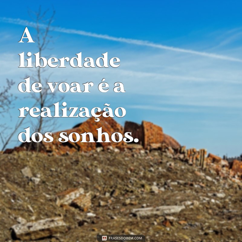 Descubra as melhores frases para voar com liberdade e inspirar sua alma 