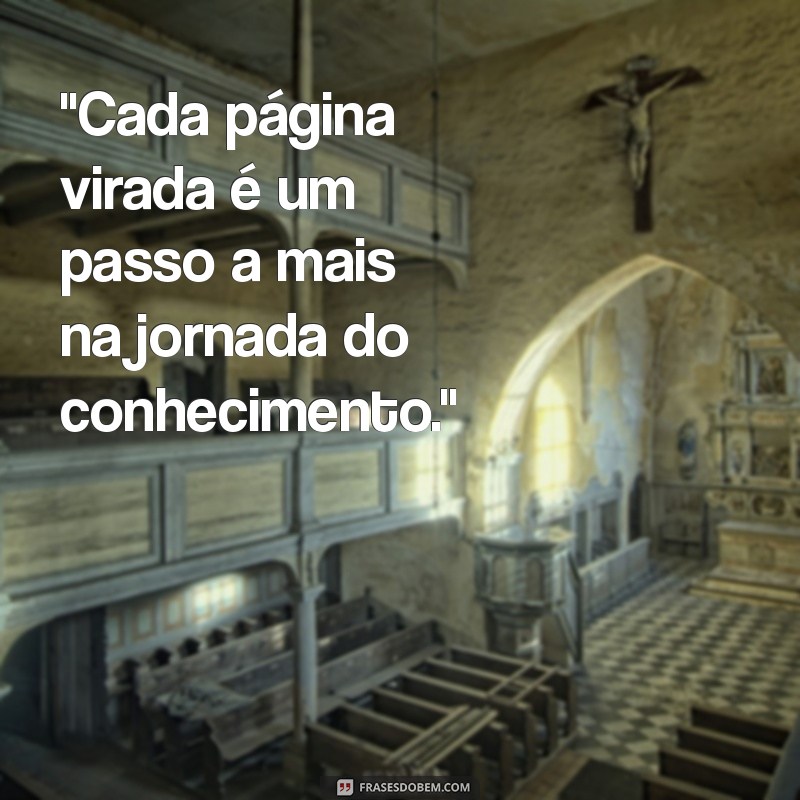 frases para projeto de leitura 