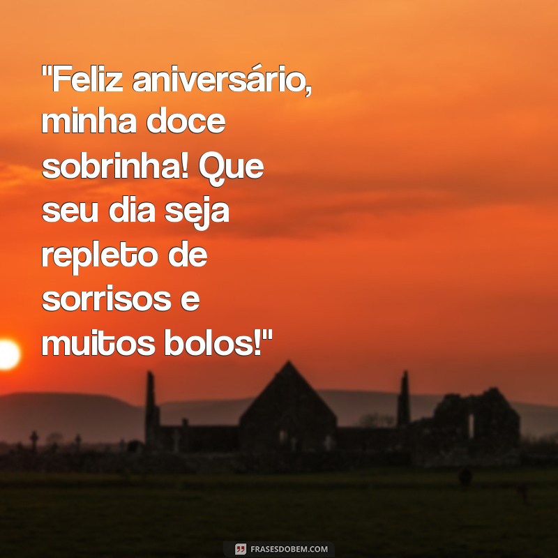 frases de aniversário para sobrinha de 3 anos 