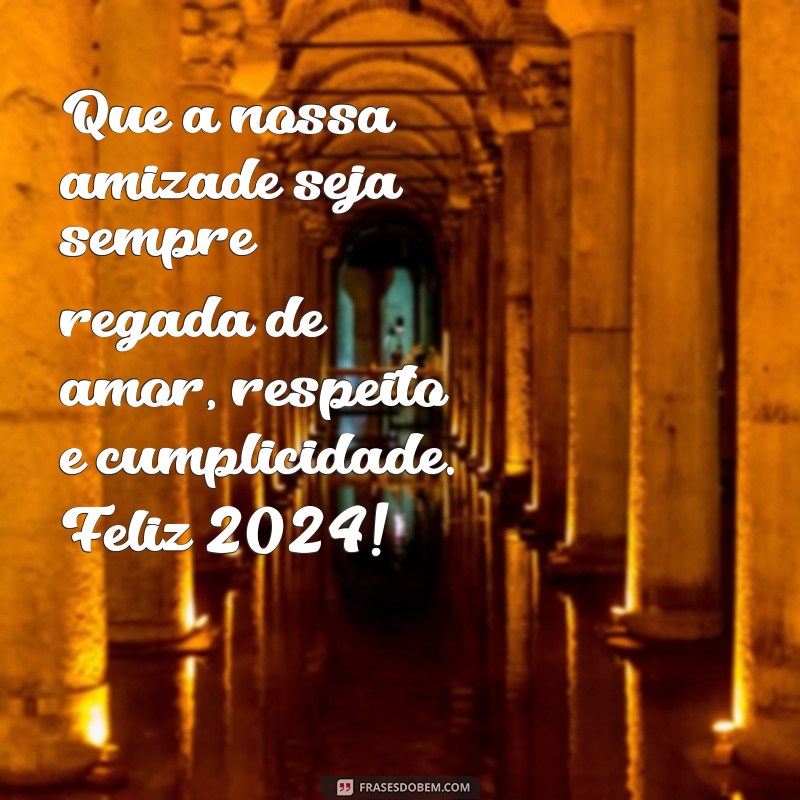 Descubra as melhores frases de Ano Novo 2024 para compartilhar com seus amigos! 