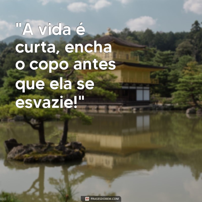 frases de cachaceiro para copos 