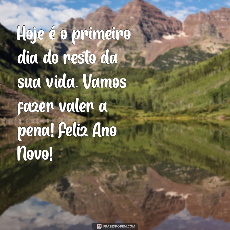 Frases Inspiradoras de Bom Dia para Celebrar um Feliz Ano Novo 