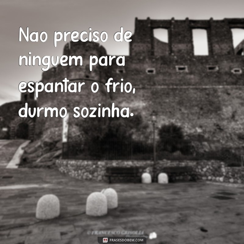 Dicas para lidar com o frio: Aprenda a dormir sozinho com calma e frases inspiradoras! 