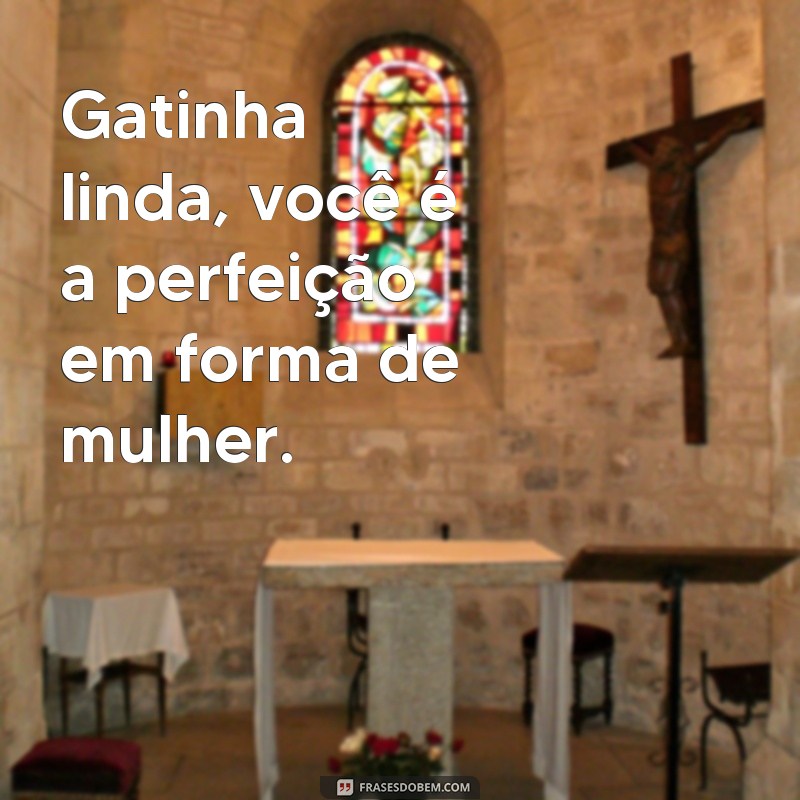 Encante-se com as melhores frases para uma gatinha linda 