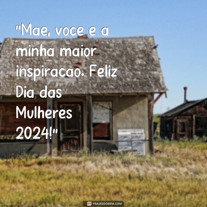 frases feliz dia das mulherés 2024 mãe 