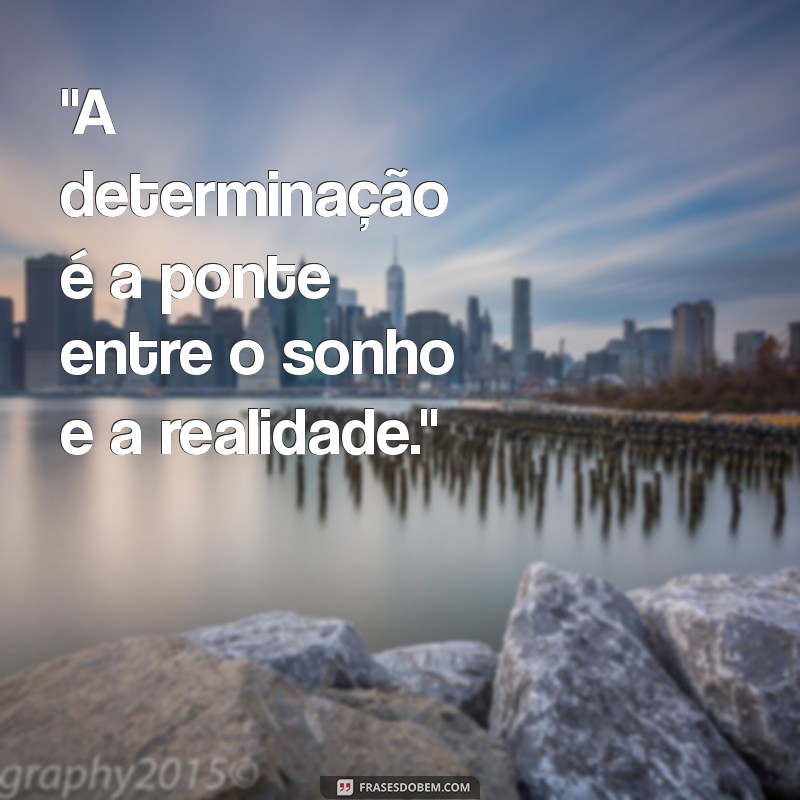 frases sobre determinação 