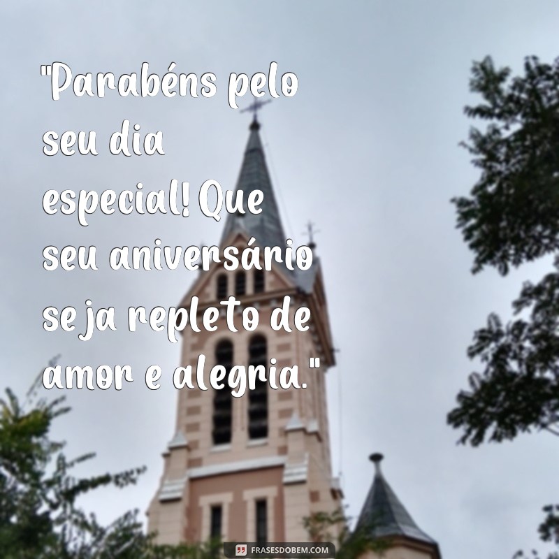 frases feliz aniversário fofo 