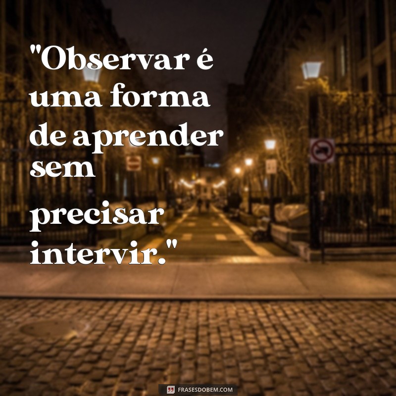 frases de observador 