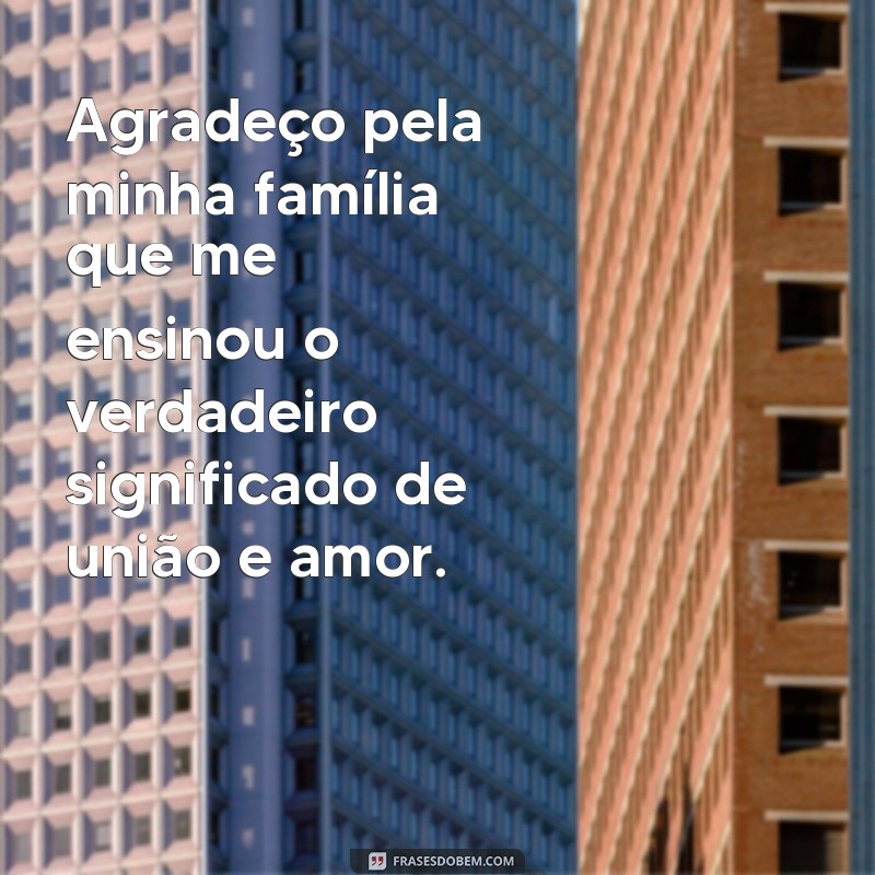 Descubra as melhores frases para agradecer pela sua família 