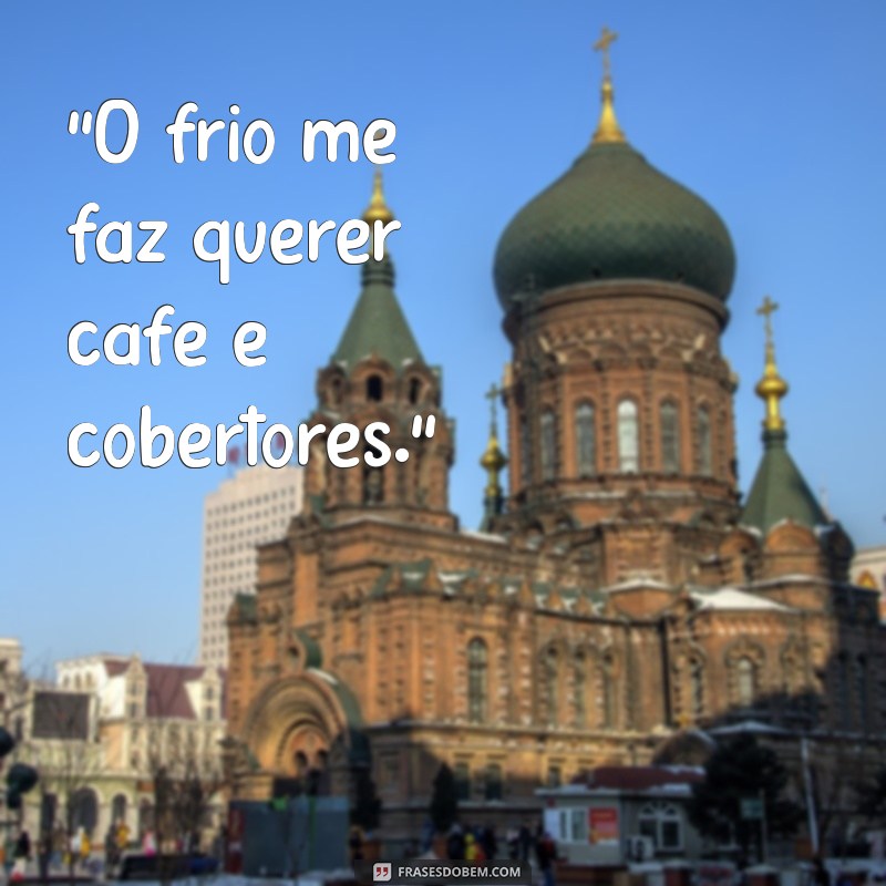 frases de frio para status 