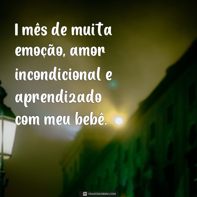 Encante-se com as mais fofas frases para fotos de 1 mês do seu bebê 