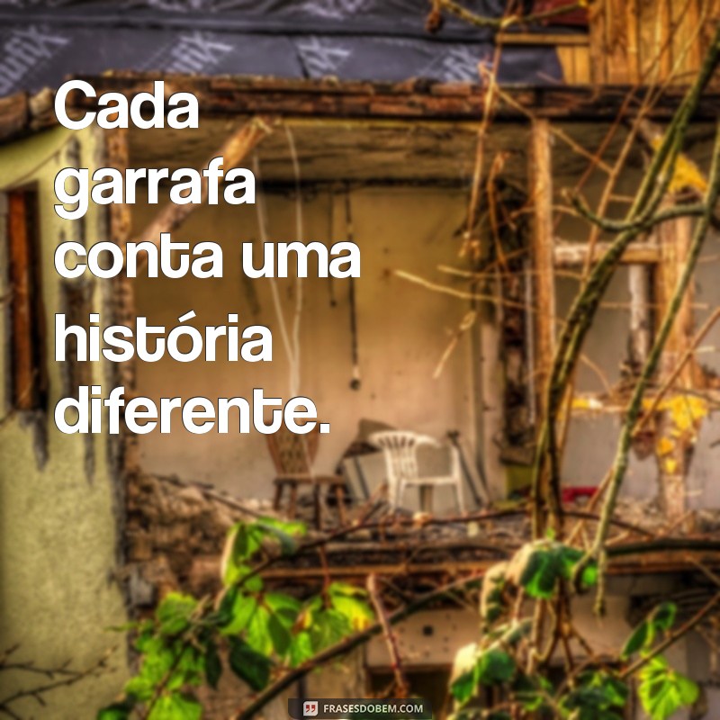 Descubra as melhores frases para acompanhar suas fotos com garrafas! 