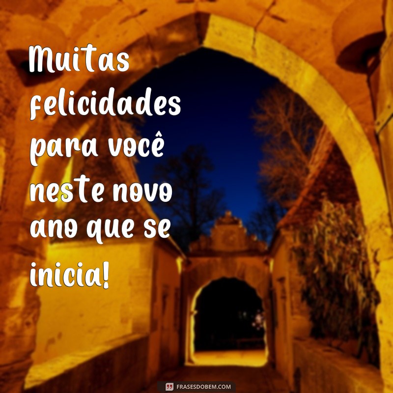 frases muitas felicidades Muitas felicidades para você neste novo ano que se inicia!