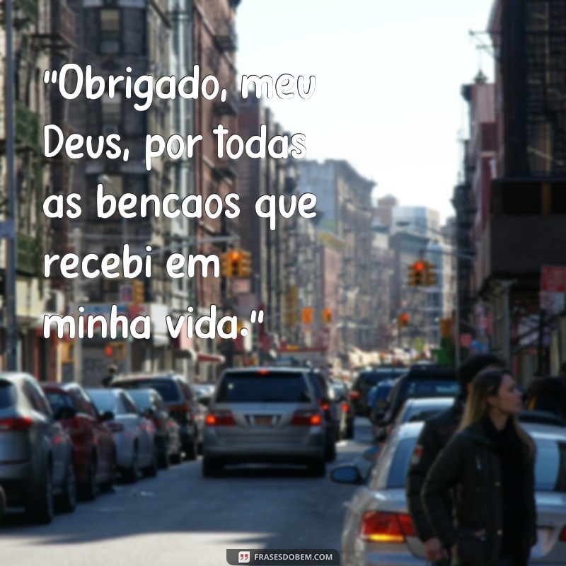 frases de agradecimento a Deus para status 