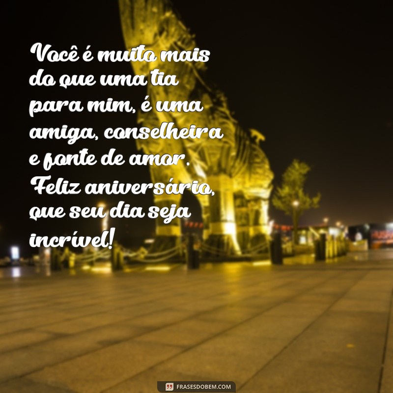 Surpreenda sua tia com as melhores frases de feliz aniversário para emocioná-la 