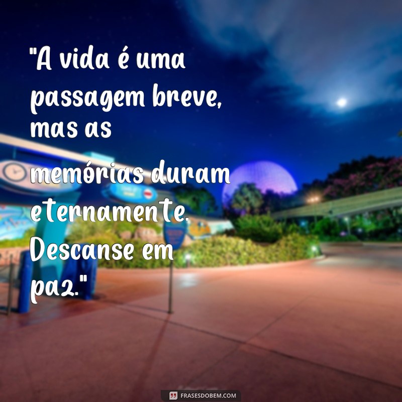 foto de luto com frases 