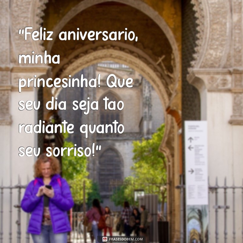 frases de aniversário princesa 