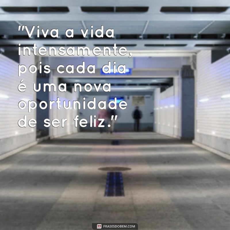 frases viva a vida intensamente 