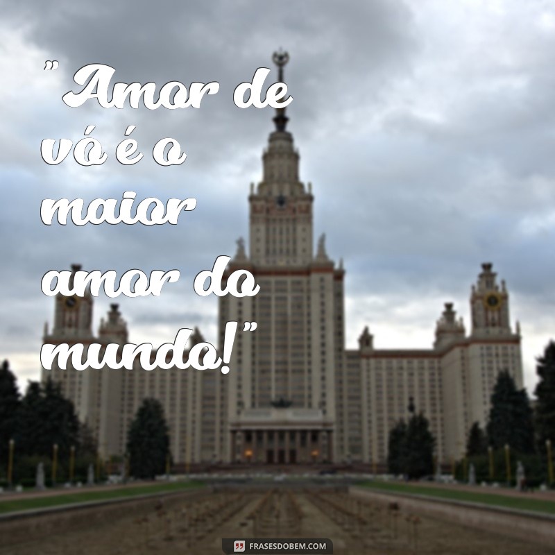 frases fotos de vó 