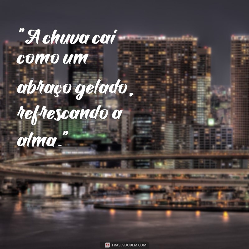 frases de chuva e frio 