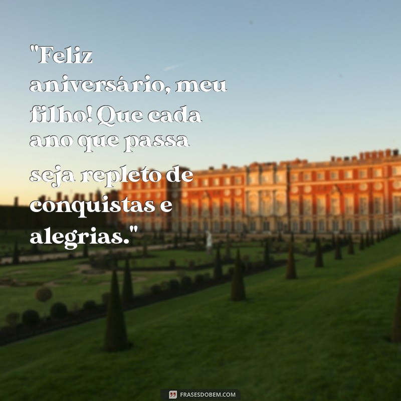 frases de aniversário de pai para filho 