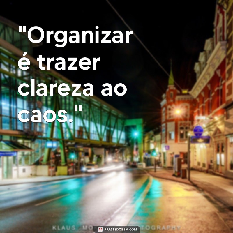 frases de personal organizer 