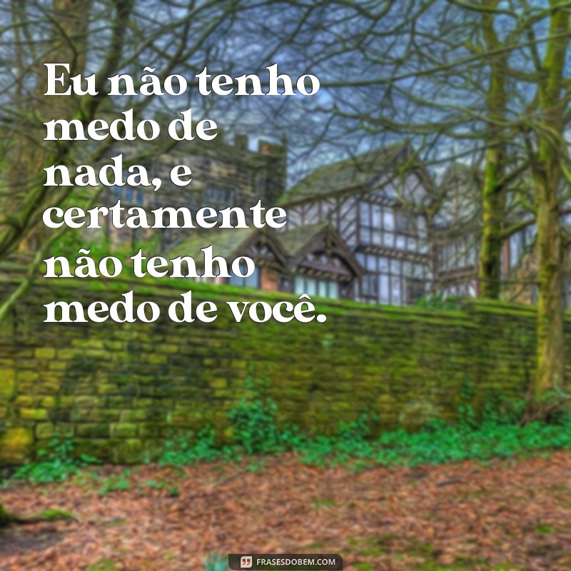 Descubra as melhores frases de intimidação para se impor 